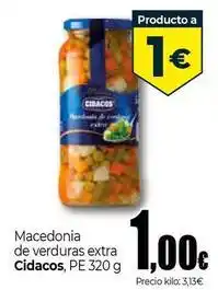 Unide Supermercados Cidacos - macedonia de verduras extra oferta