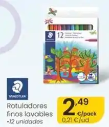 Eroski Staedtler - rotuladores finos lavables oferta
