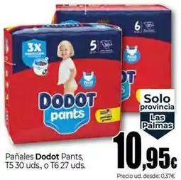 Unide Supermercados Dodot - panales pants oferta