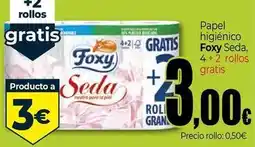 Unide Supermercados Foxy - papel higienico seda oferta
