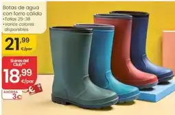 Eroski Bota de agua con forro cílido oferta