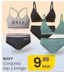 Eroski Roxy - conjunto top y braga oferta