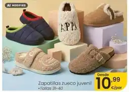 Eroski Zapatillas zueco juvenil oferta