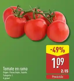 ALDI Tomate en rama oferta