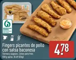 ALDI Fingers picantes de pollo con salsa baconesa oferta