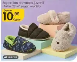 Eroski Zapatillas cerradas juvenil oferta