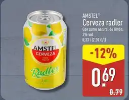 ALDI Amstel - cerveza radler oferta