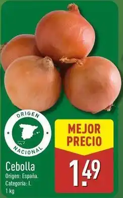 ALDI Cebolla oferta