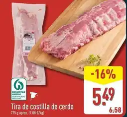 ALDI Tira de costilla de cerdo oferta