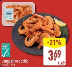 ALDI Langostino cocido oferta