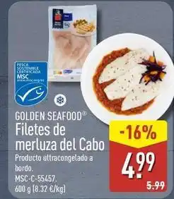 ALDI Golden seafood - filetes de merluza del cabo oferta