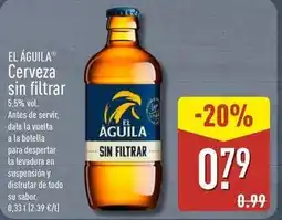 ALDI El águila - cerveza sin filtrar oferta