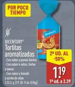 ALDI Bicentury - tortitas aromatizadas oferta