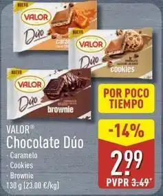 ALDI Valor - chocolate duo caramelo oferta