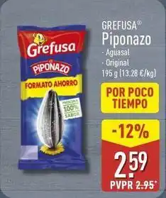 ALDI Grefusa - piponazo aguasal oferta