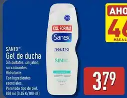 ALDI Sanex - gel de ducha oferta