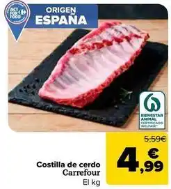 Carrefour Market Carrefour - costilla de cerdo oferta