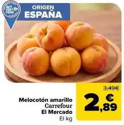 Carrefour Market Carrefour - melocoton amarillo oferta