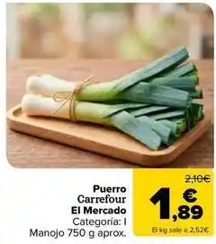 Carrefour Market Carrefour - puerro carrefour el mercado oferta