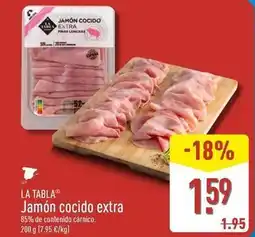ALDI La tabla - jamon cocido extra oferta