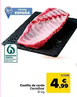 Carrefour Market Carrefour - costilla de cerdo oferta