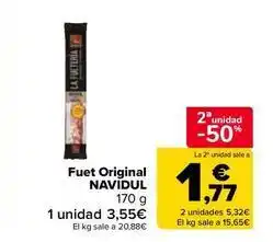 Carrefour Market Navidul - fuet original oferta