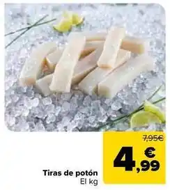 Carrefour Market Tiras de potón oferta