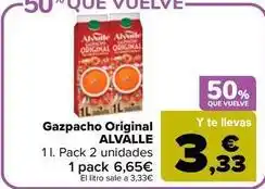 Carrefour Market Alvalle - gazpacho original oferta