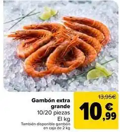 Carrefour Market Gambon extra grande oferta