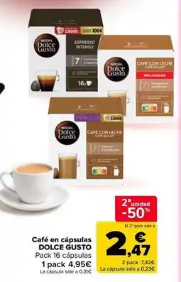 Carrefour Market Dolce gusto - café en cápsulas oferta