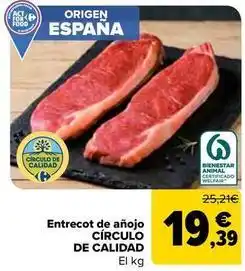 Carrefour Market Origen - entrecot de anojo oferta