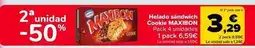 Carrefour Market Nestlé - helado spégwich cookie maxibon oferta