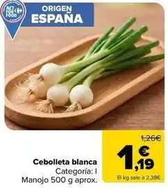 Carrefour Market Origen - cebolleta blanca oferta