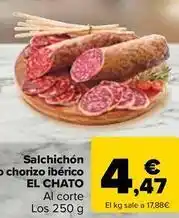 Carrefour Market El chato - salchichon a chorizo iberico oferta