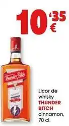 TOP Cash & Carry Thunder bitch - licor de whisky cinnamon oferta