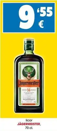 TOP Cash & Carry Jagermeister - licor oferta