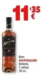TOP Cash & Carry Matusalem - ron slera 7 anos oferta