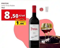 Supermercados Tu Alteza Protos - o tinto roble oferta
