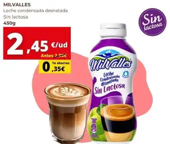 Milvalles - leche condensaça