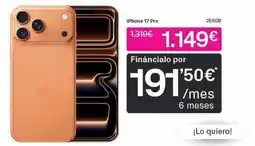Phone House Apple - iphone 17 pro oferta