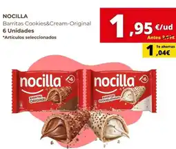 Tu Trébol Hipermercados Nocilla - barritas cookies&cream-original oferta
