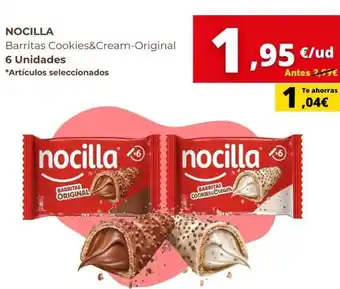 Nocilla - barritas cookies&cream-original