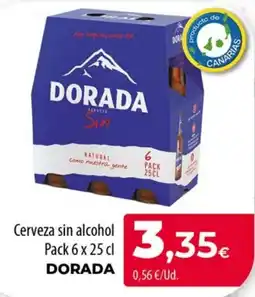 Spar La Palma Dorada cerveza sin alcohol oferta