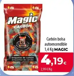 Spar La Palma Magic carbón bolsa autoencendible oferta