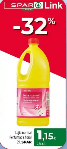 Spar La Palma Spar lejía normal perfumada floral oferta