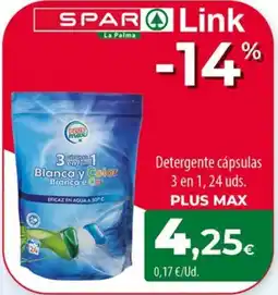 Spar La Palma Plus Max detergente cápsulas oferta