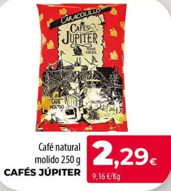 Cafés Júpiter café natural molido