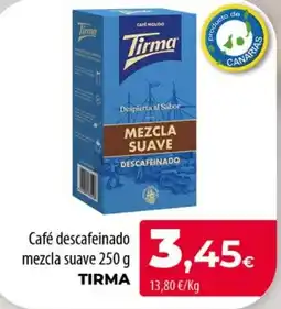 Spar La Palma Tirma café descafeinado mezcla suave oferta