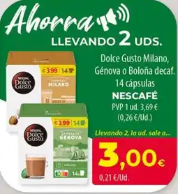 Spar La Palma Nescafé Dolce Gusto oferta