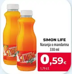 Spar La Palma Simon life naranja o mandarina oferta